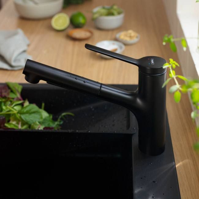 Hansgrohe Zesis 150 2J køkkenarmatur i mat-sort
