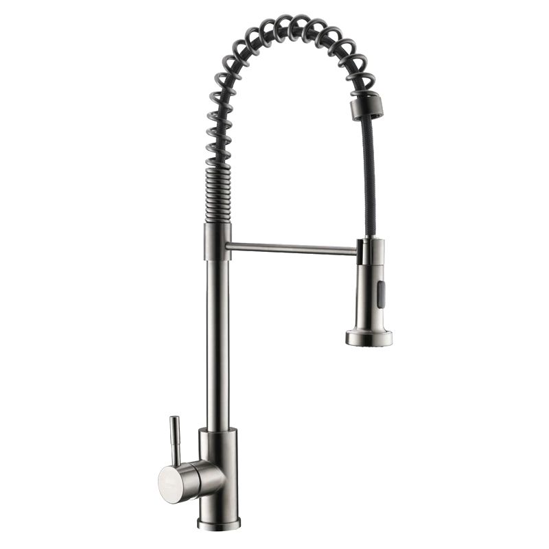 Mexen Clara inox køkkenarmatur med udtrækkelig tud 53 cm, 1 stk.