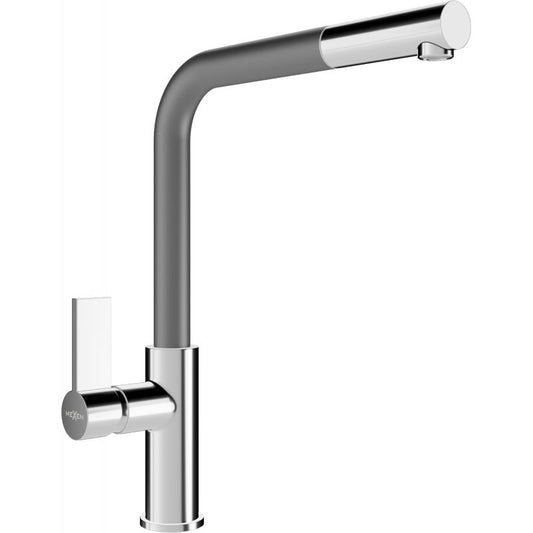Mexen Flora køkkenarmatur med udtrækkelig tud, krom/grå