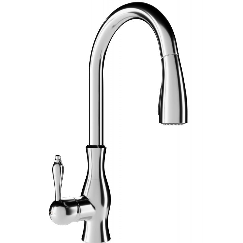 Mexen Savita køkkenarmatur i krom med udtrækkelig og drejelig tud, 1 stk.