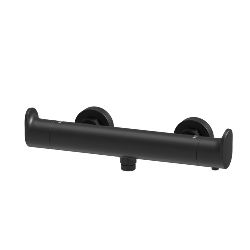 Termostatisk Brusebatteri Kentia Sort Mat 300 mm | 5063022513045
