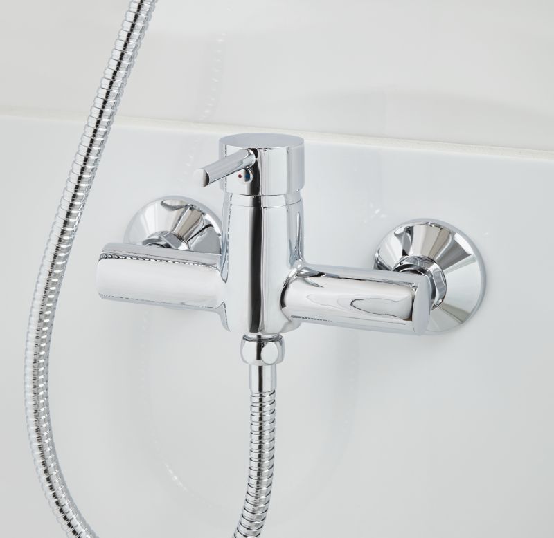 Bruserarmatur Lazu 2-huls montering krom | 3663602665885