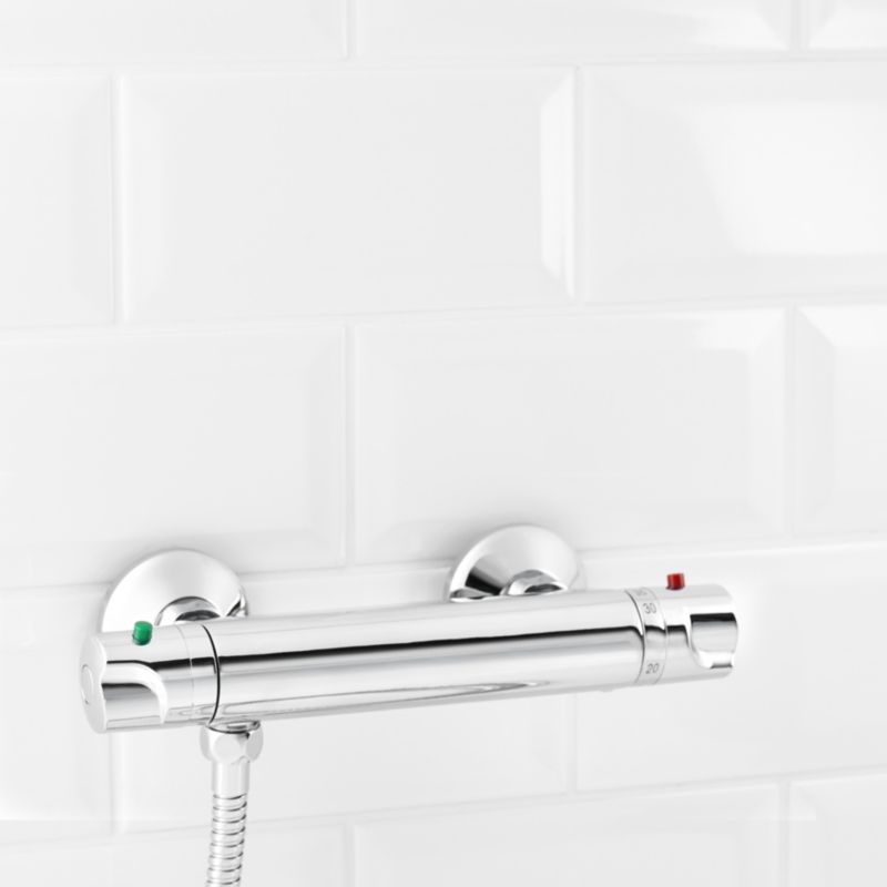 GoodHome Mulga termostatisk brusebatteri i krom