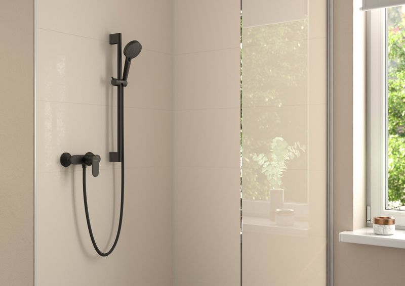 Hansgrohe Blend mat‑sort brusebatteri