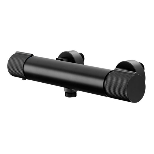 GoodHome Levanna termostatisk brusebatteri mat-sort
