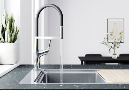 GoodHome Adarna fjederarmatur til køkken med udtrækkelig tud