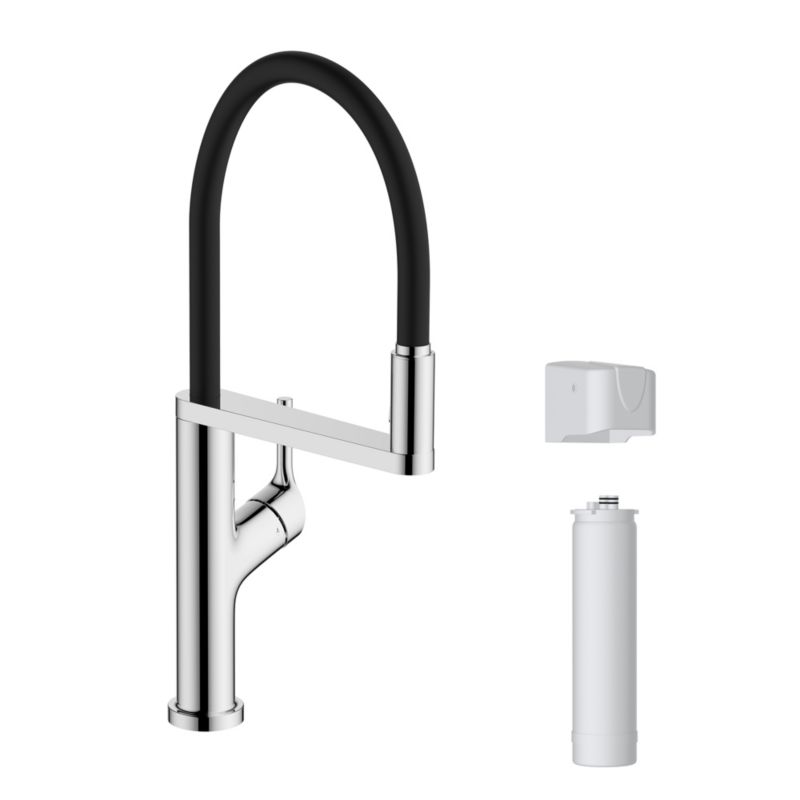 GoodHome Adarna fjederarmatur til køkken med udtrækkelig tud