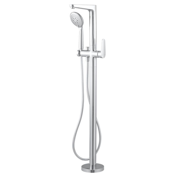 Gulvstående Badekararmatur Cavally 106,6 cm Sølv | 3663602299721
