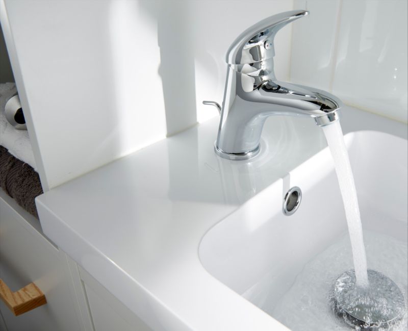 GoodHome Blyth krom håndvaskarmatur