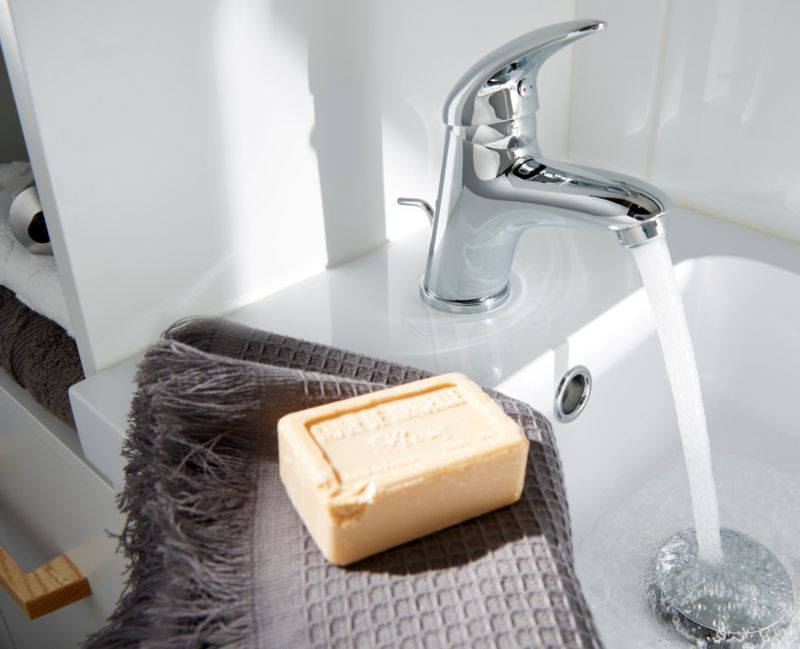 GoodHome Blyth krom håndvaskarmatur