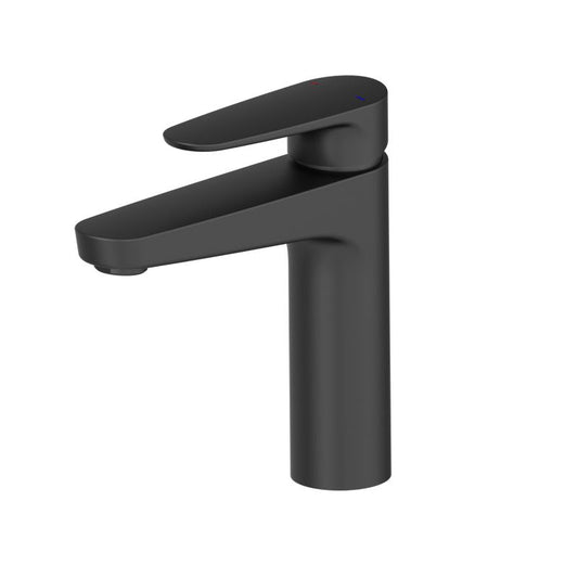 GoodHome Cavally L sort vaskebatteri