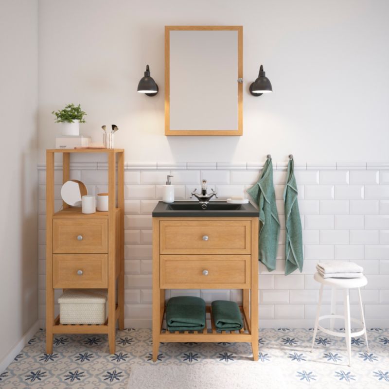 GoodHome Etel krom vaskebatteri