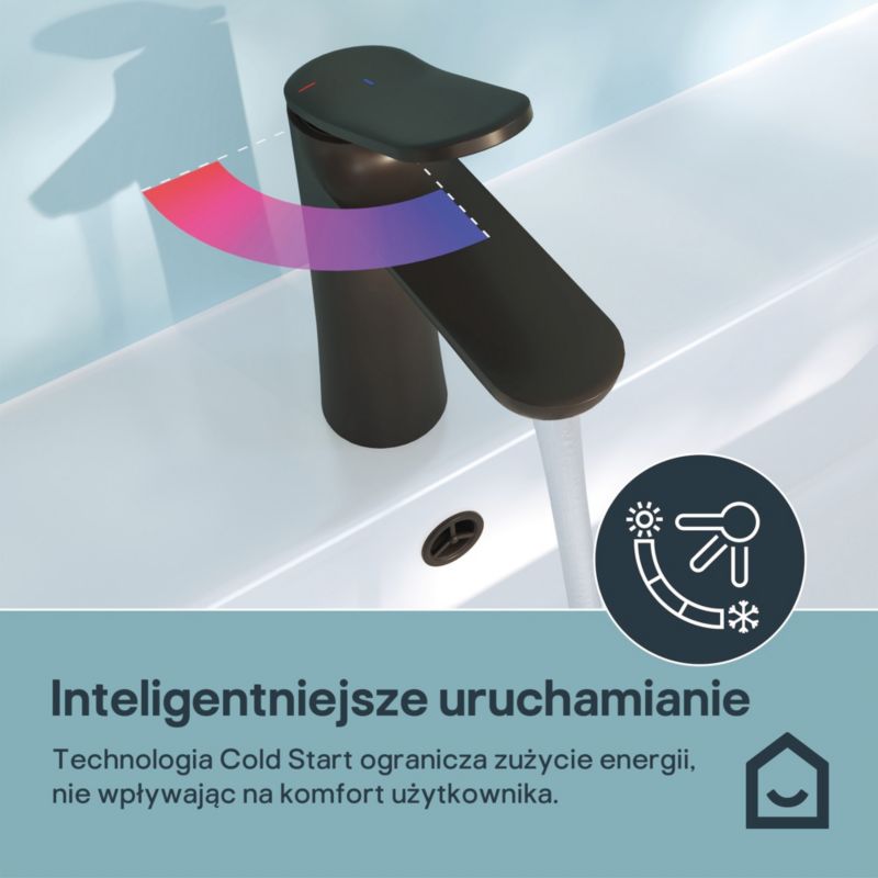 Håndvaskarmatur Mat Sort M | 5063022513342
