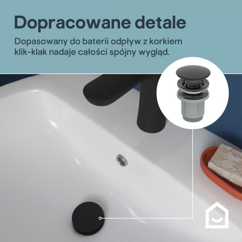 Håndvaskarmatur Mat Sort M | 5063022513342