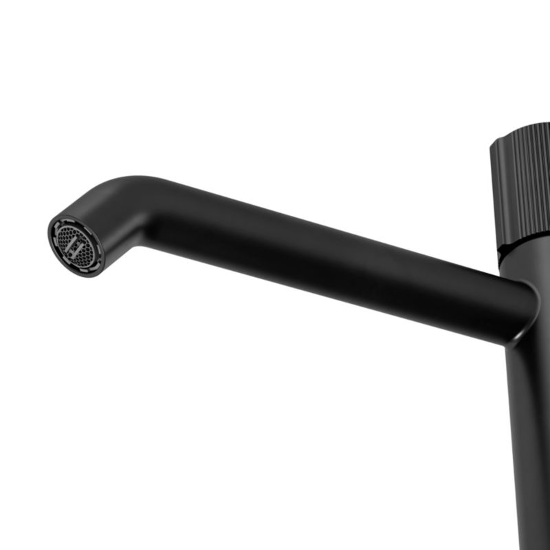 GoodHome Levanna XL bordmonteret vaskebatteri i mat-sort