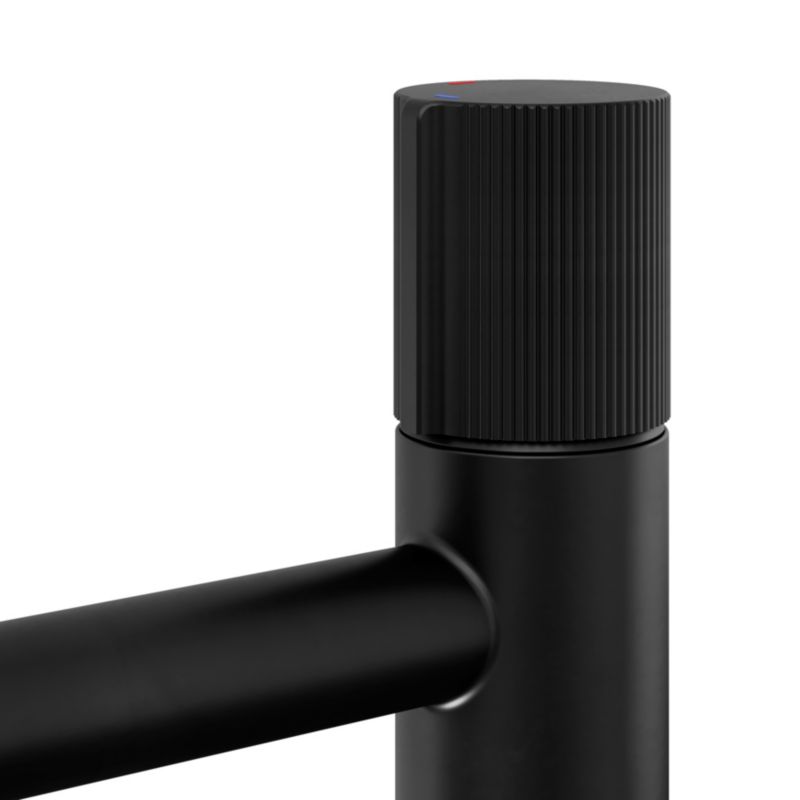 GoodHome Levanna XL bordmonteret vaskebatteri i mat-sort