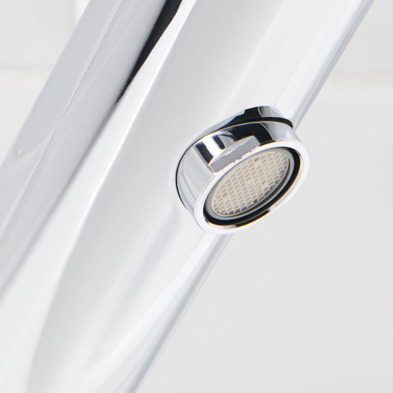 GoodHome Nyasa krom vaskebatteri til håndvask