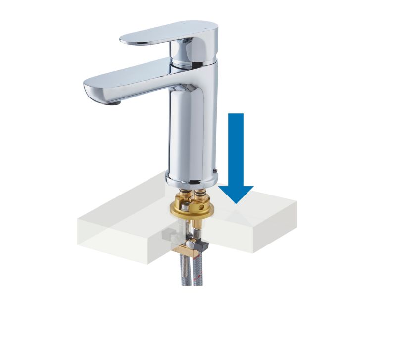 GoodHome Osani krom vaskebatteri