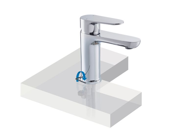 GoodHome Osani krom vaskebatteri