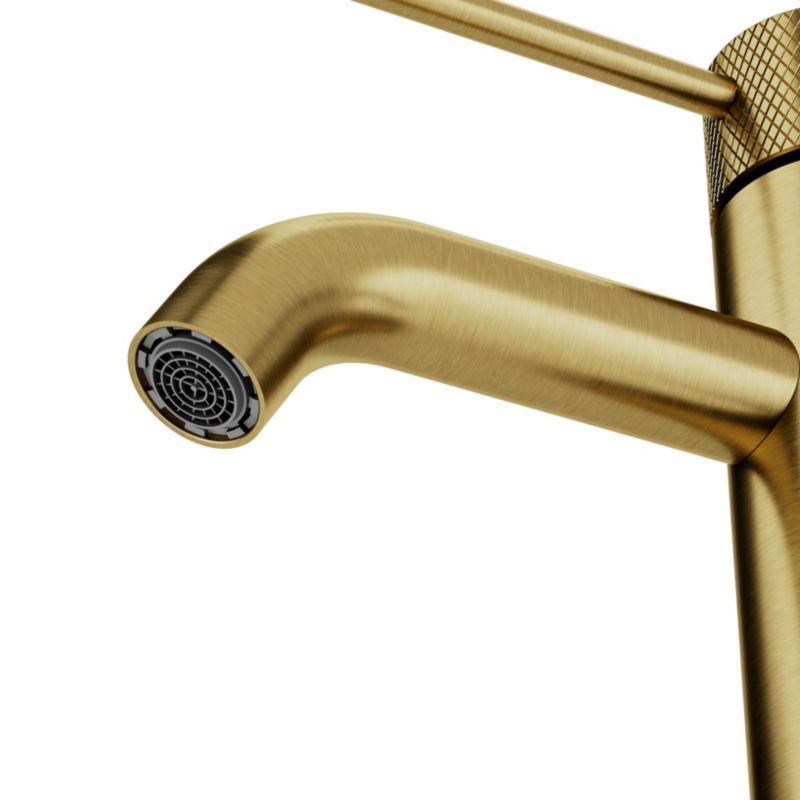 GoodHome Owens M gulvaskebatteri i guld