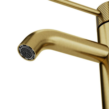 GoodHome Owens M gulvaskebatteri i guld