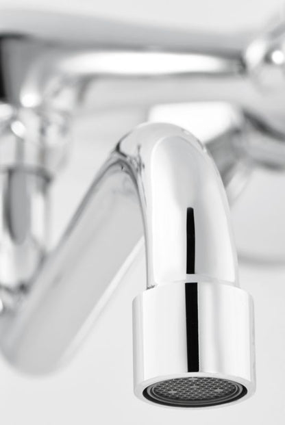 GoodHome Etel vægmonteret håndvaskarmatur i krom