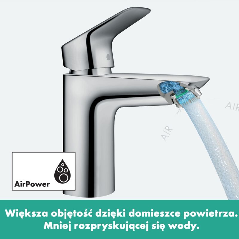 Badeværelsesarmatur Coolstart Forkromet 5 l/min