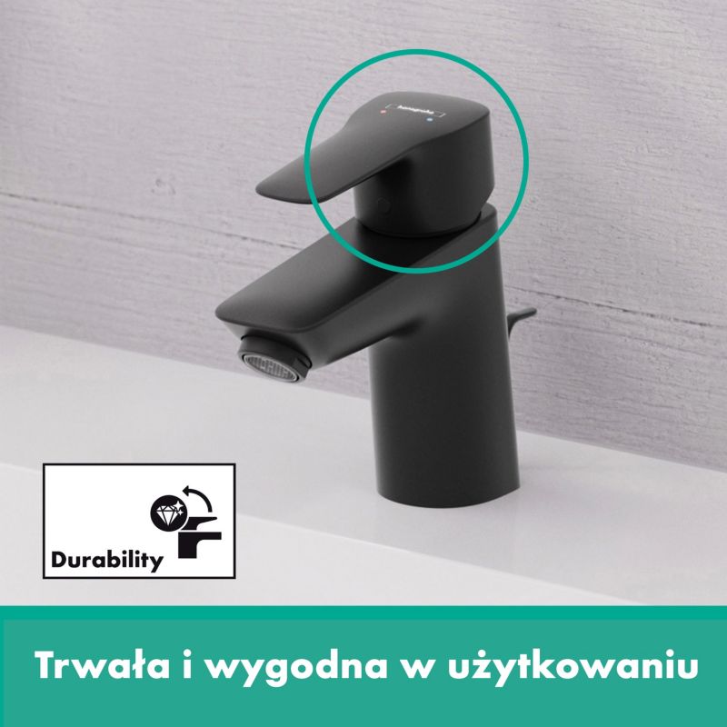 Bateria umywalkowa MySport M Sort Mat 67 mm 5 l/min 4059625461761