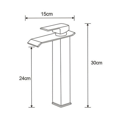 Mexen Apus sort høj vaskebatteri 1 stk.