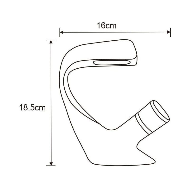 Mexen Cardo sort vaskebatteri - 747200-70 1 stk.