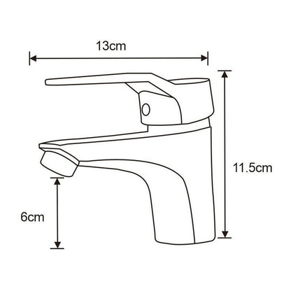 Mexen Caro krom 1-grebs håndvaskarmatur 746600-00