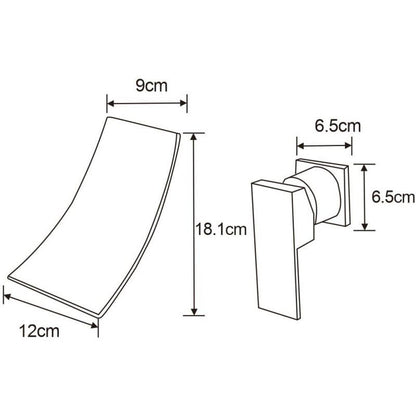 Mexen Celia sort vaskebatteri 1 stk.