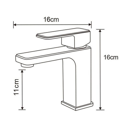 Mexen Cetus vaskebatteri i guld, 1 stk.