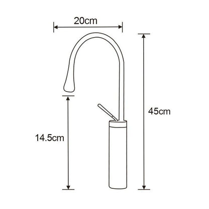 Mexen Dorado krom etgrebs håndvaskarmatur 747310-00, 1 stk.