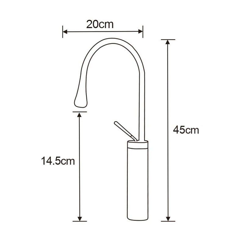 Mexen Dorado sort vaskebatteri 1 stk.