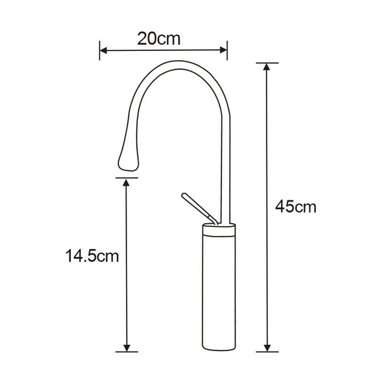 Mexen Dorado gulvaskebatteri i guld 747310-50 1 stk.