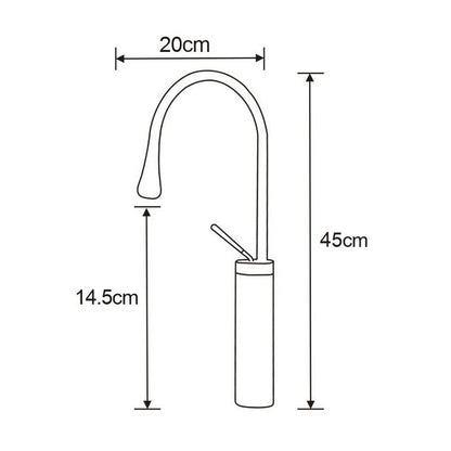 Mexen Dorado gulvaskebatteri i guld 747310-50 1 stk.