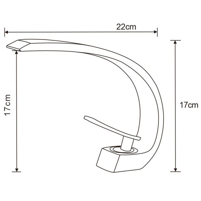 Mexen Lupus kromet vaskarmatur 1 stk.