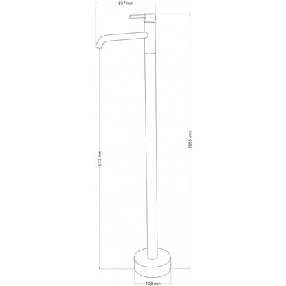 Mexen Rumba sort vaskebatteri 73534-70 1 stk.