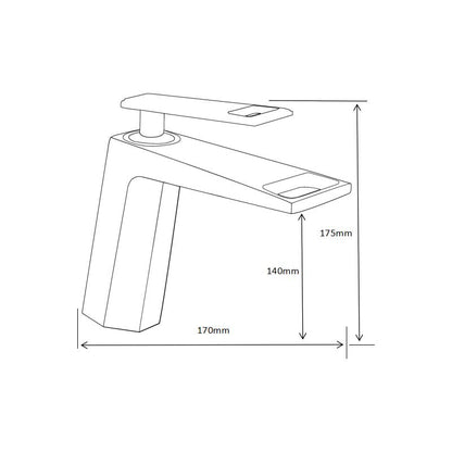 Mexen Topaz sort vaskebatteri 1 stk.