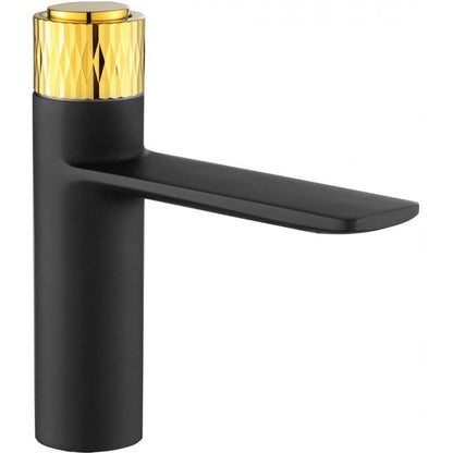 Mexen Zero+ håndvaskarmatur sort/guld 1 stk.