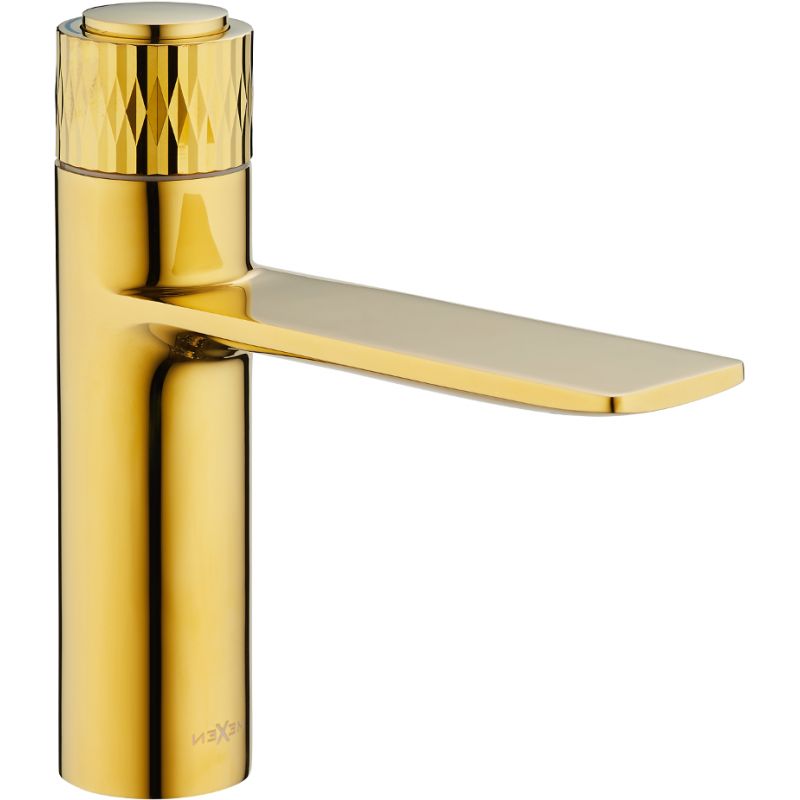 Mexen Zero+ gulvaskebatteri i guld, 1 stk.