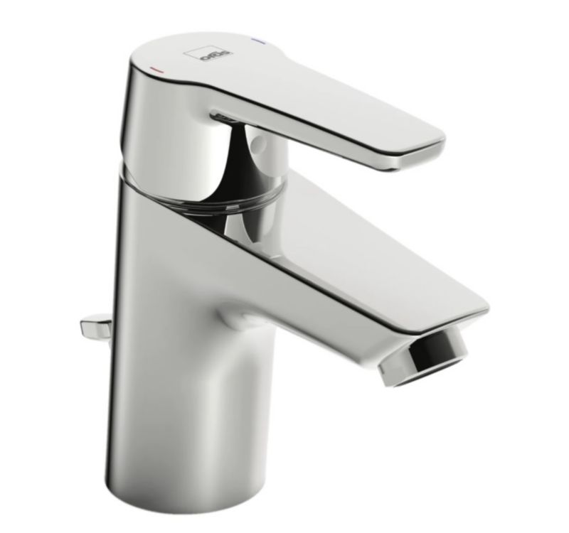 Oras Saga vaskarmatur med fast tud og luftblander, 1 stk.