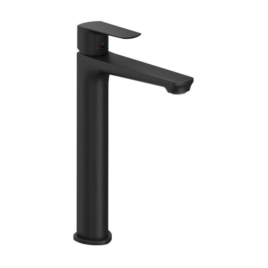 Ravak Life LF 015.20BL stående håndvaskarmatur 280 mm uden prop sort 1 stk