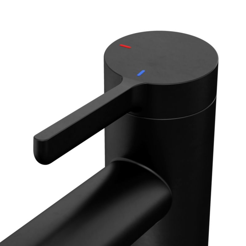 Høj Håndvaskarmatur Maza XL Sort 25,7 cm