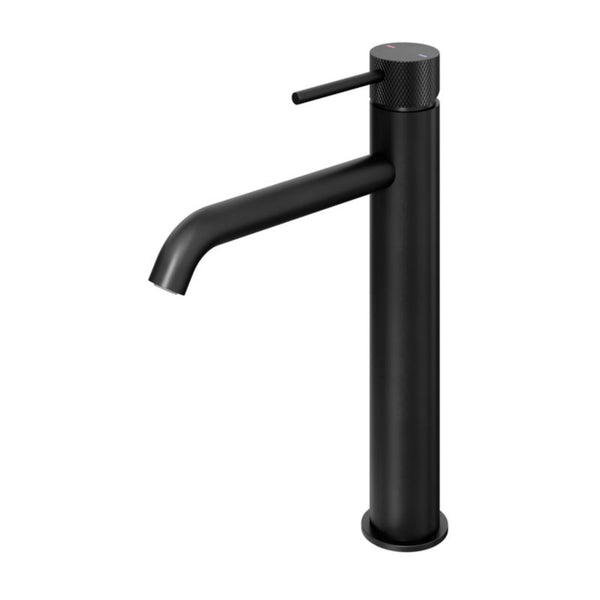 Høj Håndvaskarmatur Sort Mat 256 mm