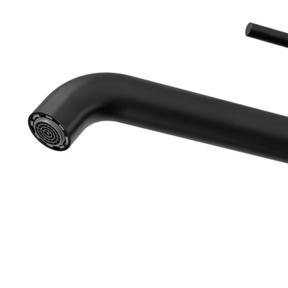 Høj Håndvaskarmatur Sort Mat 256 mm