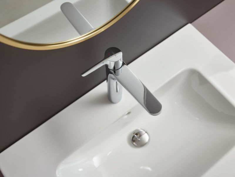 Høj Håndvaskarmatur Waterforms XL Krom