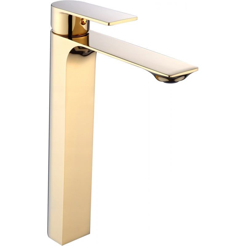 Høj vaskebatteri Mexen Alexa i guld, 1 stk.