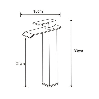 Mexen Apus krom høj vaskebatteri 1 stk.